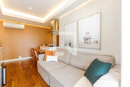 Sala de apartamento à venda com 2 quartos, 73m² em Jardim das Acacias, São Paulo