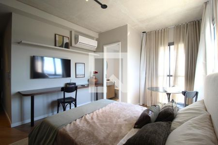 Sala/Quarto de kitnet/studio à venda com 1 quarto, 30m² em Indianópolis, São Paulo