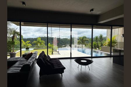 Sala de casa de condomínio à venda com 5 quartos, 615m² em Alphaville, Santana de Parnaíba