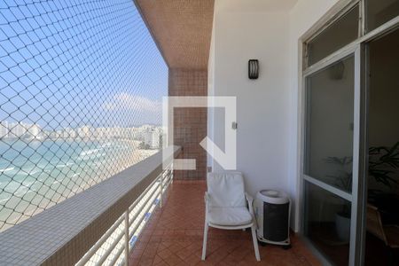 Varanda de apartamento para alugar com 4 quartos, 188m² em Centro, Guarujá