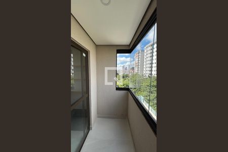 Varanda da Sala de apartamento à venda com 2 quartos, 56m² em Parque das Nações, Santo André