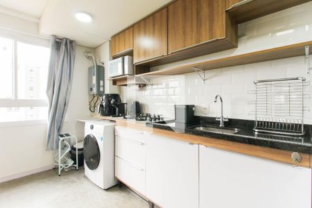 Sala/Cozinha de apartamento para alugar com 2 quartos, 54m² em Fátima, Canoas