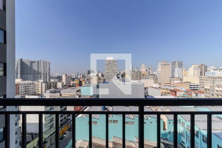 Varanda de apartamento à venda com 1 quarto, 27m² em Centro Histórico de São Paulo, São Paulo