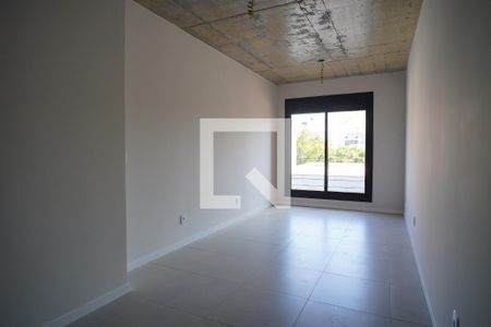 Sala_Quarto  de kitnet/studio para alugar com 1 quarto, 30m² em Rio Branco, Porto Alegre