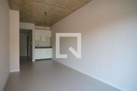 Sala_Cozinha  de kitnet/studio para alugar com 1 quarto, 30m² em Rio Branco, Porto Alegre