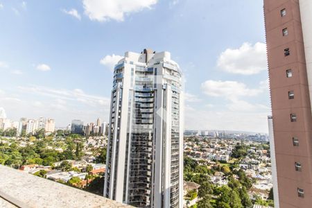 Vista da Varanda de apartamento à venda com 2 quartos, 142m² em Empresarial 18 do Forte, Barueri
