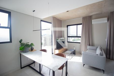 Sala/Cozinha de kitnet/studio para alugar com 1 quarto, 50m² em Brasiléia, Betim