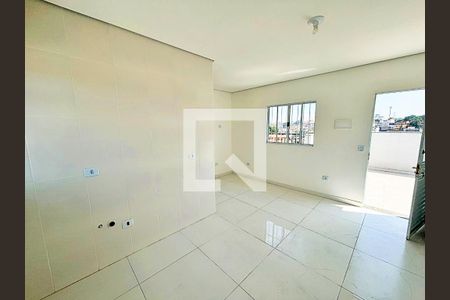 Sala/Cozinha de apartamento à venda com 2 quartos, 34m² em Parque Boturussu, São Paulo