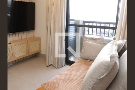 Sala de TV de apartamento para alugar com 2 quartos, 62m² em Setor Aeroporto, Goiânia