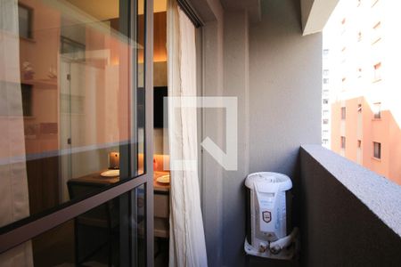 Varanda de apartamento para alugar com 1 quarto, 25m² em Vila Nova Conceição, São Paulo