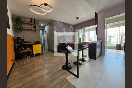 Sala de apartamento à venda com 3 quartos, 87m² em Jardim Caravelas, São Paulo