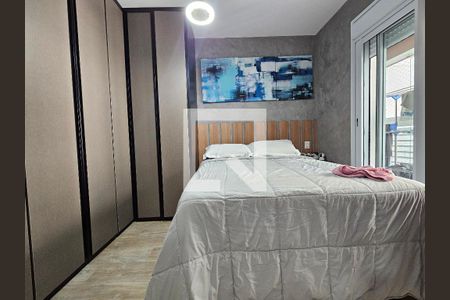 Suite  de apartamento à venda com 3 quartos, 87m² em Jardim Caravelas, São Paulo