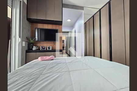 Suite  de apartamento à venda com 3 quartos, 87m² em Jardim Caravelas, São Paulo