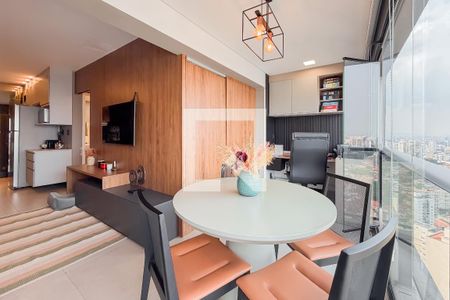 Varanda da Sala de apartamento à venda com 1 quarto, 42m² em Vila Mariana, São Paulo