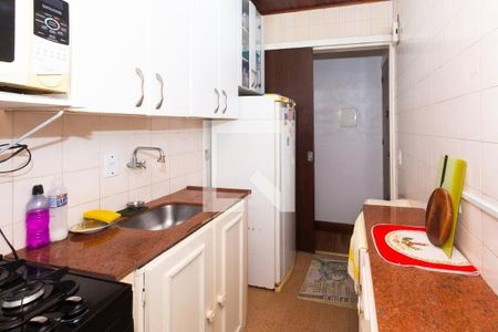 Cozinha de apartamento à venda com 1 quarto, 50m² em Jardim do Salso, Porto Alegre