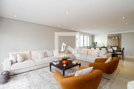 Sala de Estar e Jantar de apartamento à venda com 4 quartos, 304m² em Paraíso, São Paulo