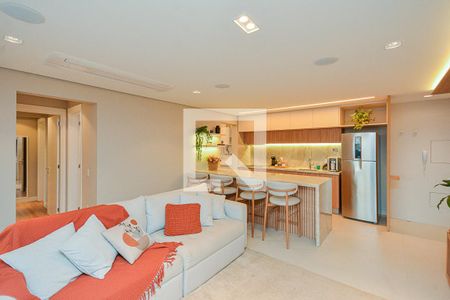 Sala de apartamento para alugar com 3 quartos, 123m² em Vila Sofia, São Paulo