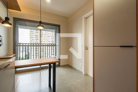 Sala/Cozinha de apartamento para alugar com 1 quarto, 28m² em Pinheiros, São Paulo