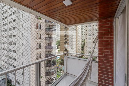 Sacada de kitnet/studio para alugar com 1 quarto, 40m² em Indianópolis, São Paulo