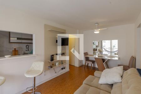 Sala de kitnet/studio para alugar com 1 quarto, 40m² em Indianópolis, São Paulo