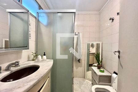 Banheiro da Suíte de apartamento à venda com 3 quartos, 110m² em Vila Clementino, São Paulo