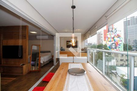 Varanda de apartamento para alugar com 1 quarto, 57m² em Pinheiros, São Paulo