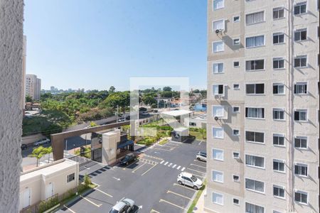 Vista da Sala de apartamento à venda com 2 quartos, 43m² em Vila Satúrnia, Campinas