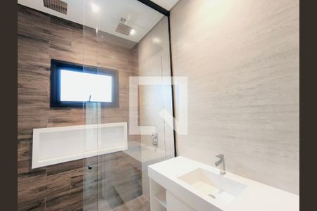 Banheiro da Suíte de casa de condomínio para alugar com 3 quartos, 160m² em Jardim Ermida I, Jundiaí