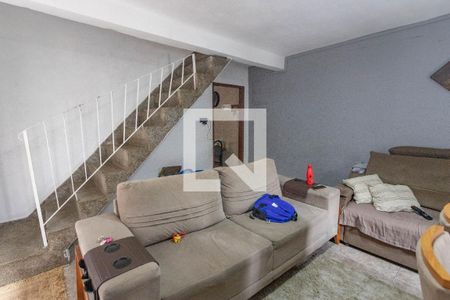 Sala  de casa à venda com 3 quartos, 121m² em Taboão, Diadema
