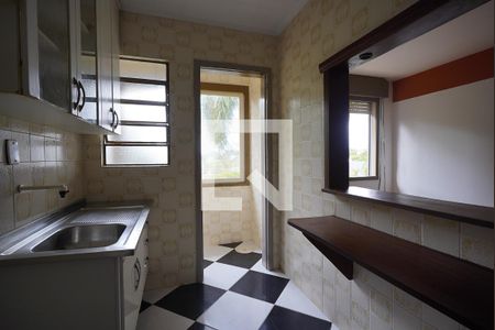 Cozinha de apartamento à venda com 2 quartos, 57m² em Medianeira, Porto Alegre