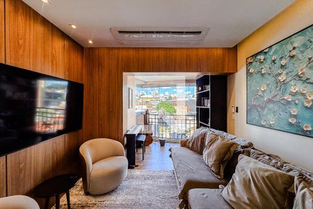 Sala de apartamento à venda com 3 quartos, 95m² em Vila Regente Feijó, São Paulo