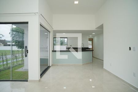 Sala de casa de condomínio para alugar com 3 quartos, 360m² em Bosque Fundo, Maricá