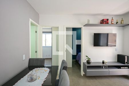 Sala de apartamento para alugar com 2 quartos, 38m² em Paraíso do Morumbi, São Paulo