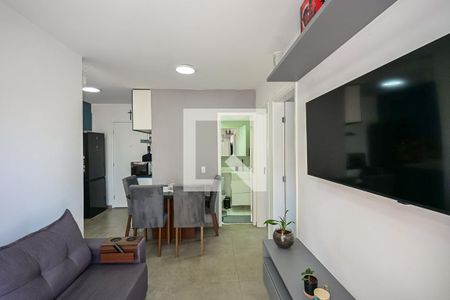Sala de apartamento para alugar com 2 quartos, 38m² em Paraíso do Morumbi, São Paulo