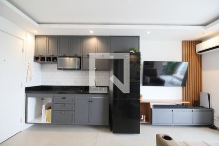 Sala/Cozinha de apartamento para alugar com 1 quarto, 39m² em Panamby, São Paulo
