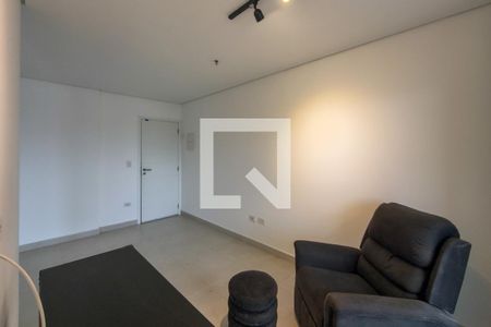 Sala de apartamento para alugar com 1 quarto, 50m² em Boqueirão, Praia Grande