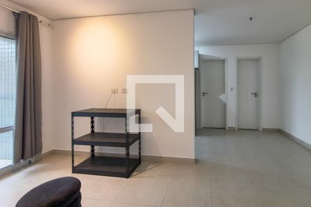 Sala de apartamento para alugar com 1 quarto, 50m² em Boqueirão, Praia Grande