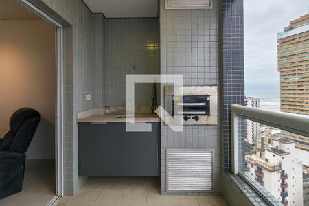 Sacada de apartamento para alugar com 1 quarto, 50m² em Boqueirão, Praia Grande