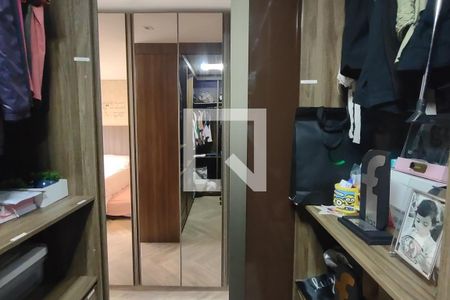 Closet da suíte 1 de apartamento à venda com 2 quartos, 90m² em Cerâmica, São Caetano do Sul