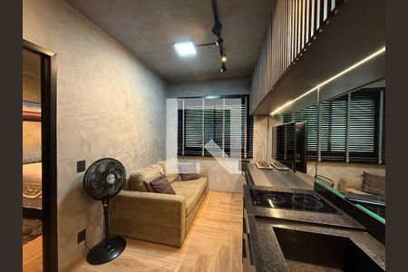 Sala/Cozinha de kitnet/studio à venda com 1 quarto, 25m² em Vila Buarque, São Paulo