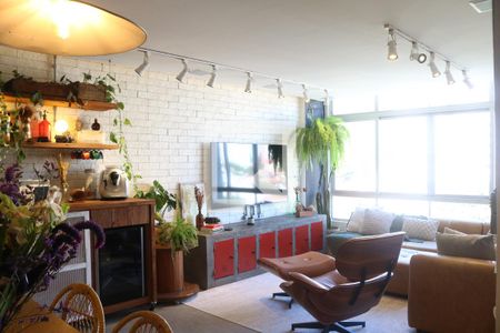 Sala de apartamento para alugar com 3 quartos, 107m² em Perdizes, São Paulo