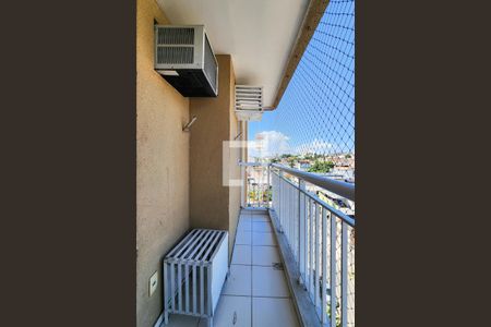Varanda  de apartamento à venda com 2 quartos, 55m² em Sampaio, Rio de Janeiro