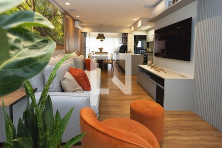 Sala de apartamento à venda com 3 quartos, 91m² em Jardim das Acacias, São Paulo