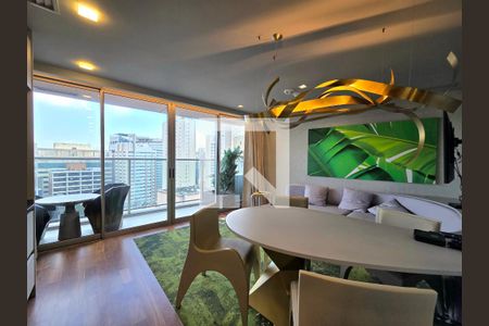 Sala de apartamento para alugar com 2 quartos, 73m² em Vila Olímpia, São Paulo