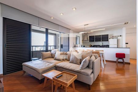 Sala/Cozinha de apartamento à venda com 2 quartos, 85m² em Pinheiros, São Paulo