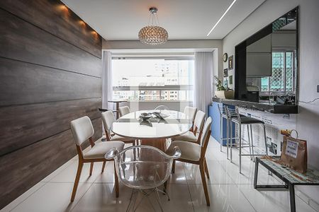 Sala de Jantar de apartamento à venda com 3 quartos, 90m² em Lourdes, Belo Horizonte