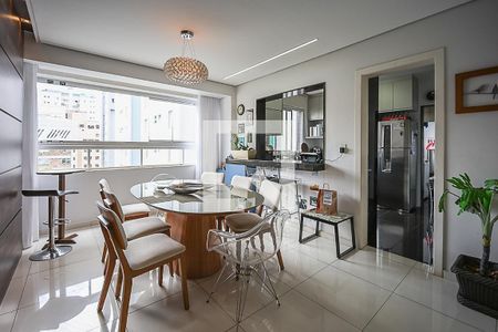 Sala de Jantar de apartamento à venda com 3 quartos, 90m² em Lourdes, Belo Horizonte