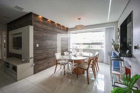 Sala de Jantar de apartamento à venda com 3 quartos, 90m² em Lourdes, Belo Horizonte