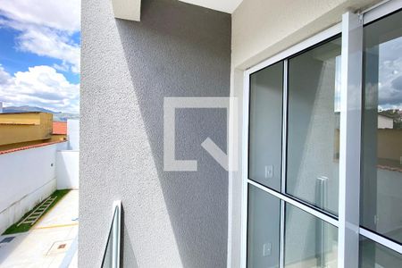 Varanda da Suite 1 de casa à venda com 3 quartos, 83m² em Boa Vista, Belo Horizonte