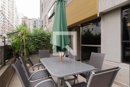 Varanda da Sala de apartamento à venda com 1 quarto, 78m² em Bela Vista, São Paulo